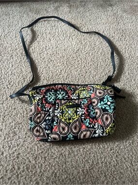 Vera Bradley Quilted Floral Crossbody Bag in Multicolor size 10*7.5*